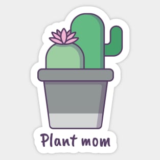 Cactus | Plant mom Sticker